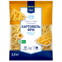 Картофель фри без панировки (9х9 мм) TM Metro Chef, MCC02