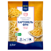 Картофель фри без панировки (6х6 мм) TM Metro Chef, MCC01