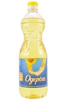 Масло подсолнечное рафинированное дезодорированное вымороженное марка «П» «Rafini», «Шалом», «Одерiха», фасованное в ПЭТ-бутылку.