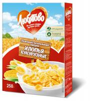 Завтраки готовые товарный знак «Любятово»: «Хлопья кукурузные»