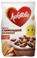 Завтраки готовые товарный знак «Любятово»: «Подушечки с шоколадной начинкой»