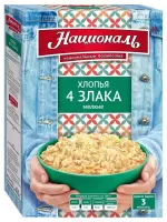 Хлопья 4 злака мелкие ТМ "Националь" (пшеничные, овсяные, ячменные, ржаные)