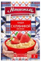 Каша овсяная с клубникой ТМ "Националь"